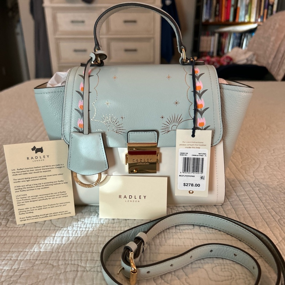 Radley London Cordelia Street Top Handle Satchel NWT, gorgeous!